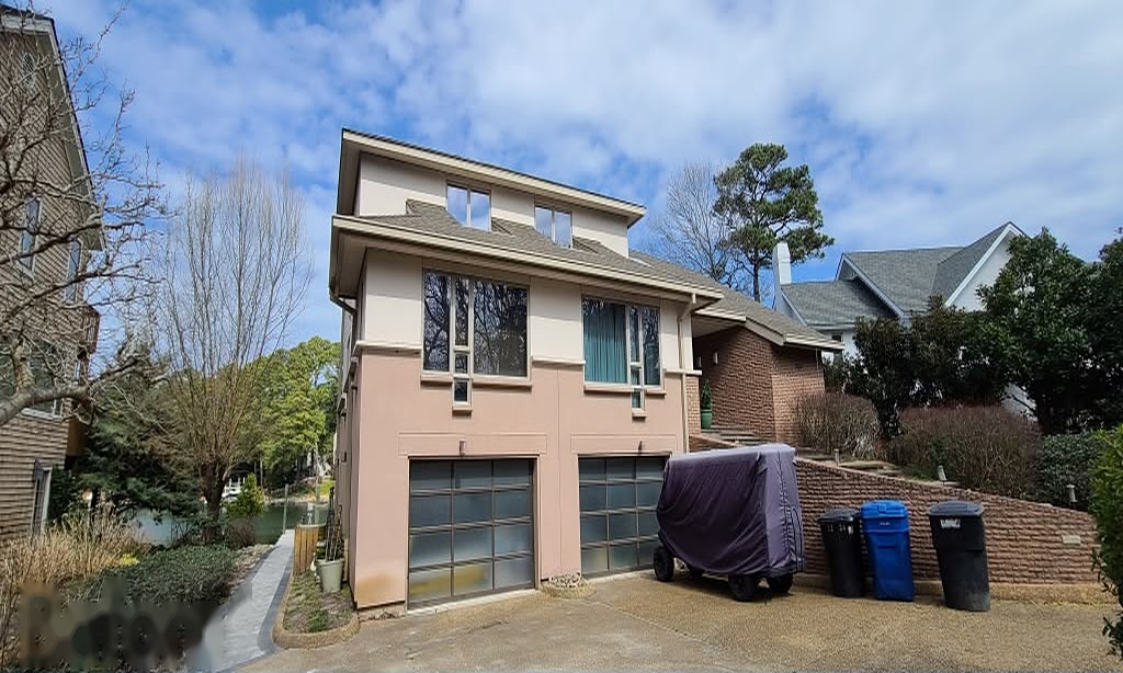 Modern Stucco Exterior & Architectural Facade - Before