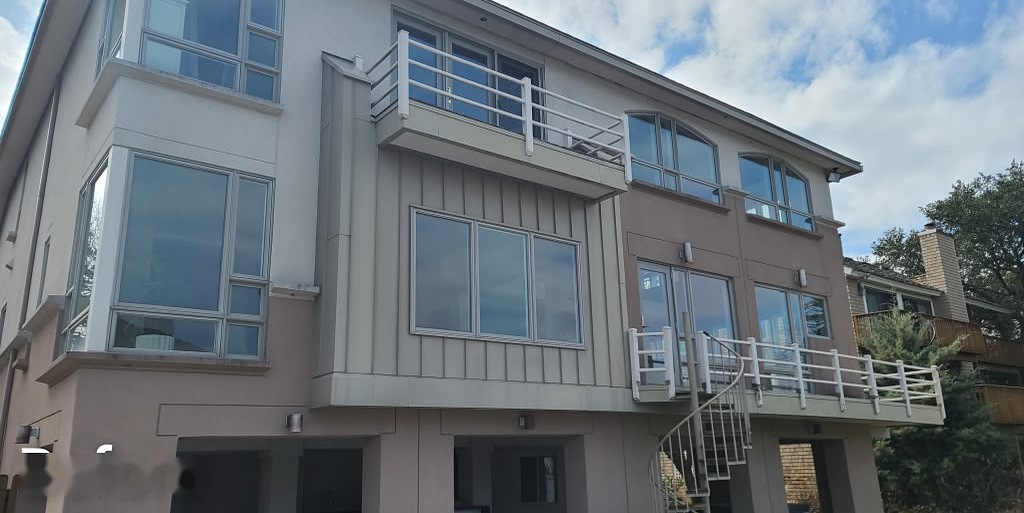 Rear Architectural Elevation & Sun Balcony - Before
